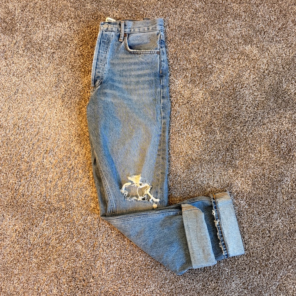 AGOLDE 90S PINCH WAIST HIGH RISE STRAIGHT JEAN